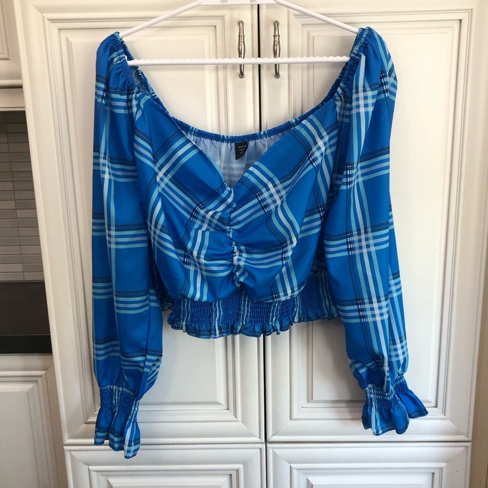 SIZE 4X - NWOT SHEIN Curve women’s crop blouse
